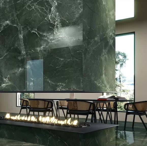 Gray Vein Marble Slab